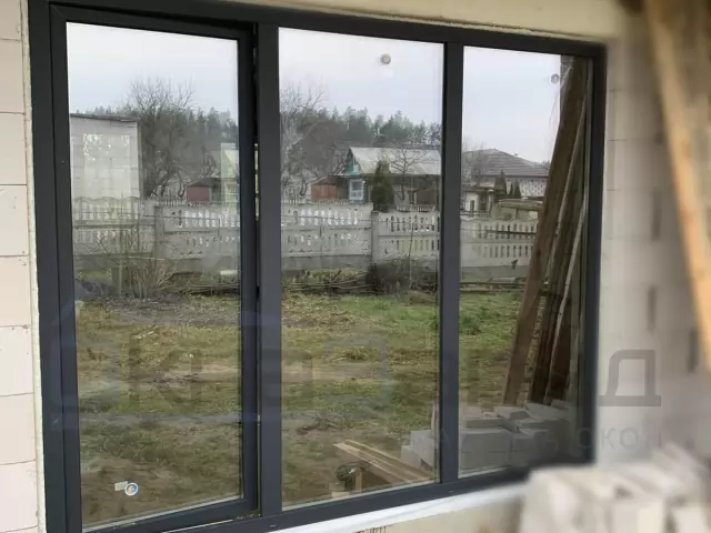 Панорамное окно, Гродно ПВХ профиль VEKA SPEKTRAL