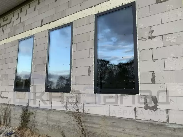 Окна со скрытой створкой | алюминий АLURON Cистема AS-80US |Гродно